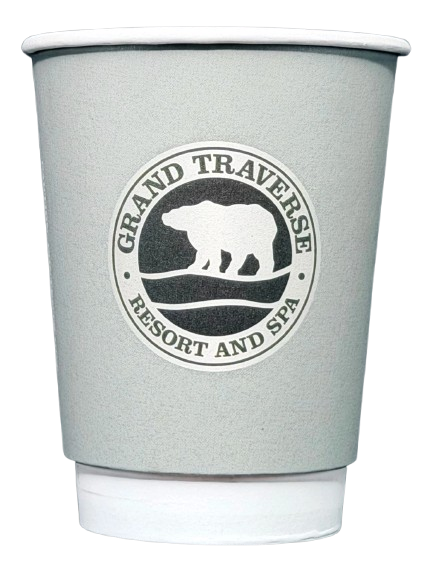 Grand Traverse custom double wall paper cup