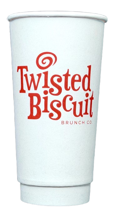Twisted Biscuit custom double wall paper cup