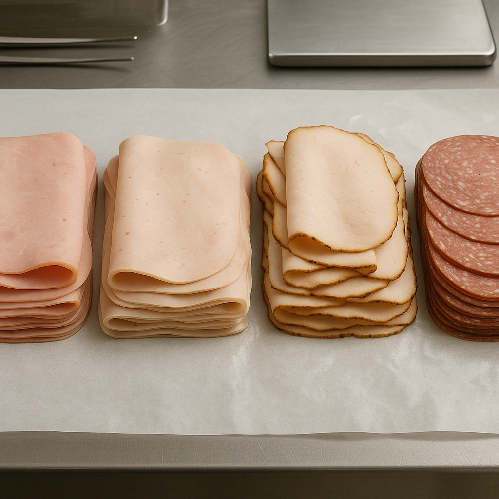 Custom dry wax paper sample for deli meats and sandwich wraps