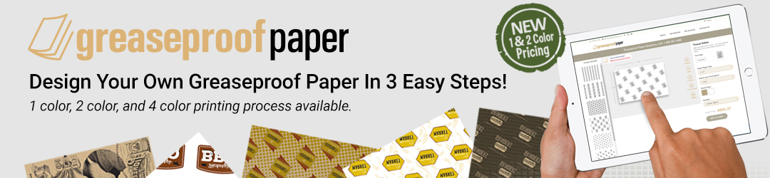 Greaseproof Paper - Custom Printed Paper